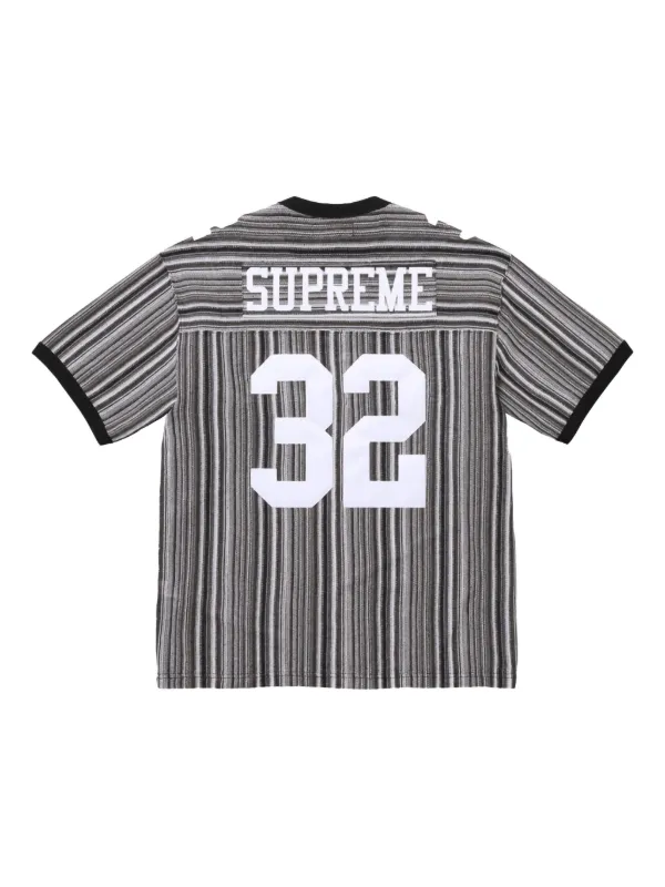 Supreme Open Knit Football Top ブラック S Supreme Open Knit Football T-shirt | Black | FARFETCH MY