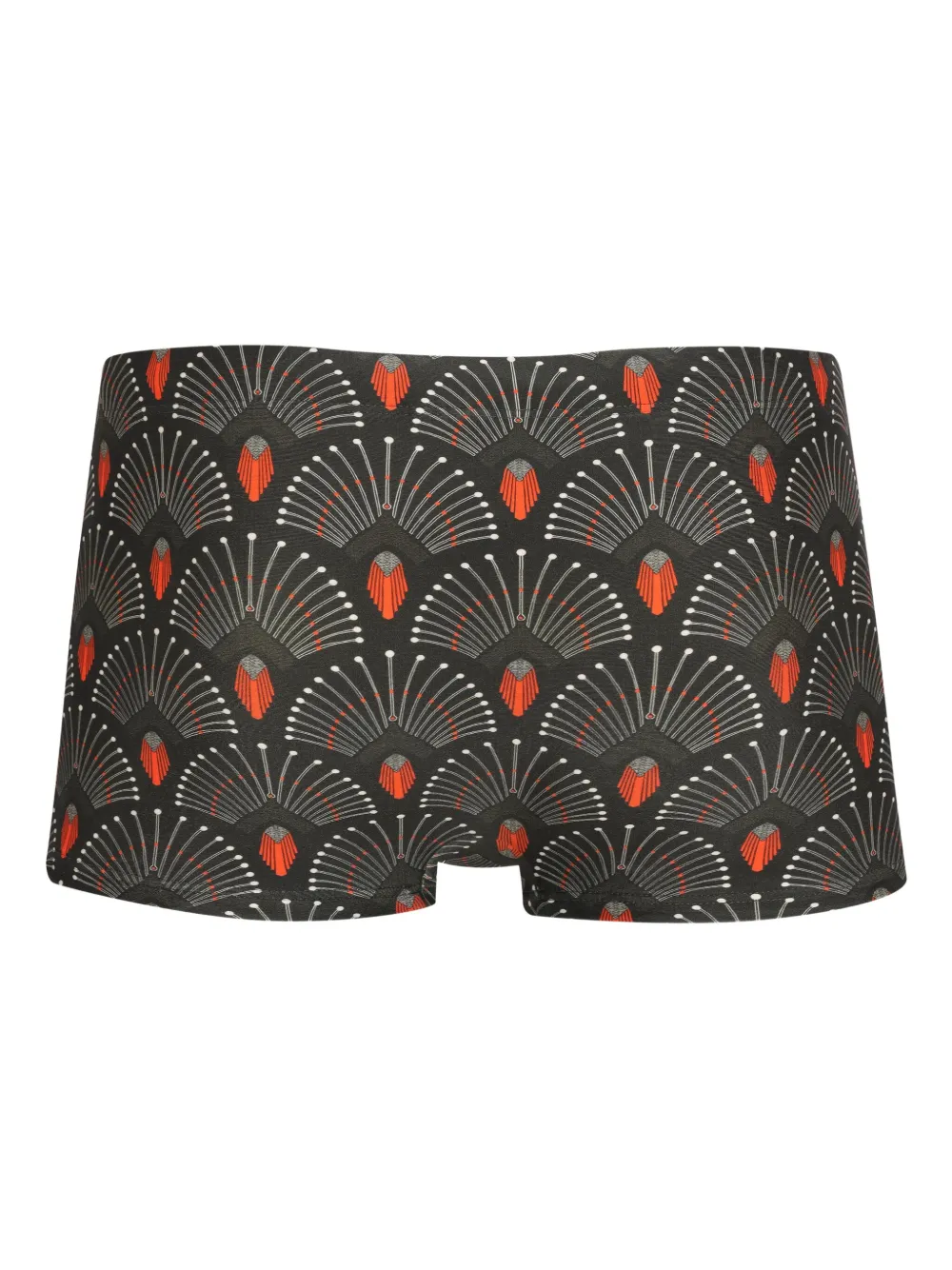 Lygia & Nanny geometric-print swimming trunks - ブラウン Lygia & Nanny geometric-print swimming trunks - ブラウン
