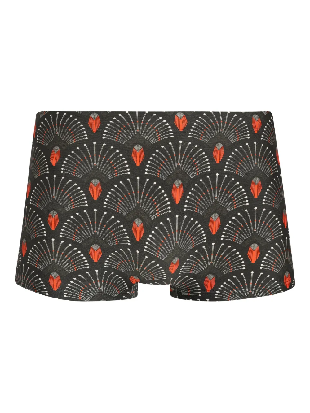 Lygia & Nanny geometric-print swimming trunks Bruin