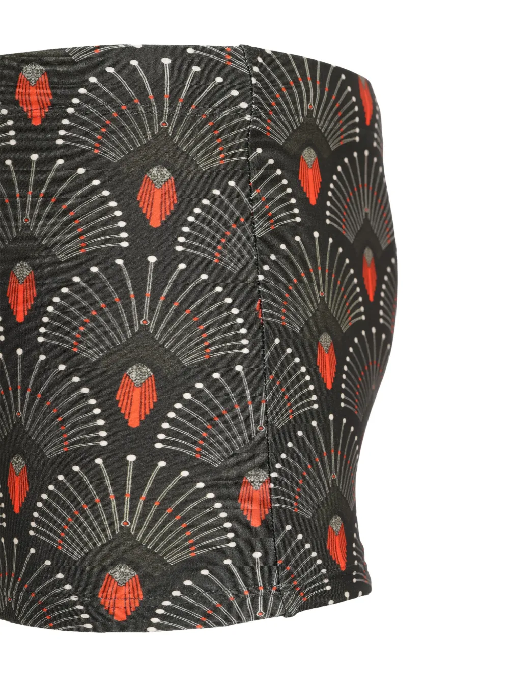 Lygia & Nanny geometric-print swimming trunks Bruin
