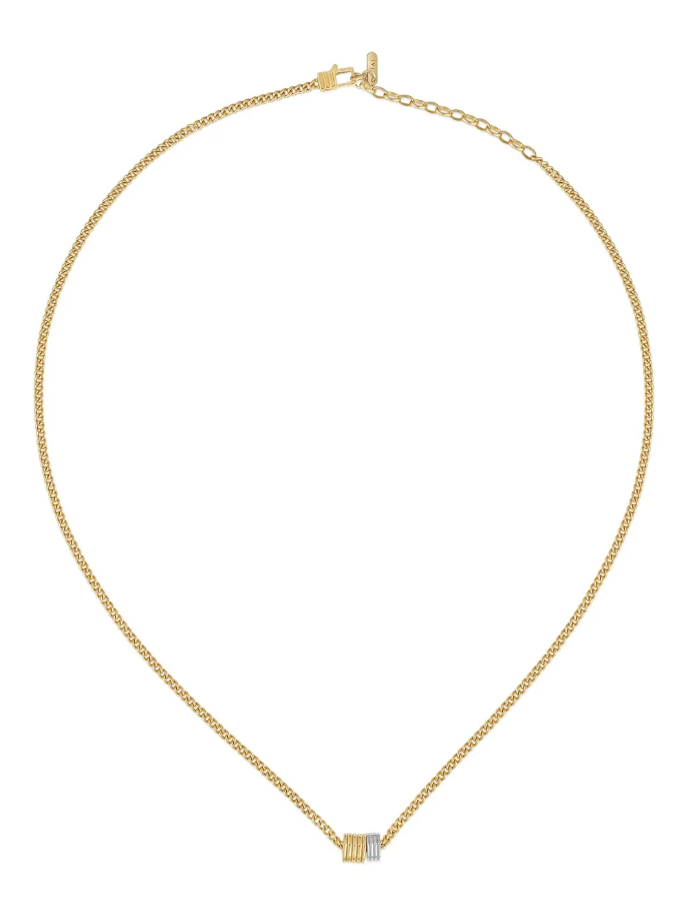 IVI Octagon Mini Double-charm necklace | Gold | Image 1