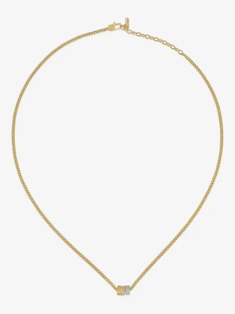 IVI Octagon Mini Double-charm necklace