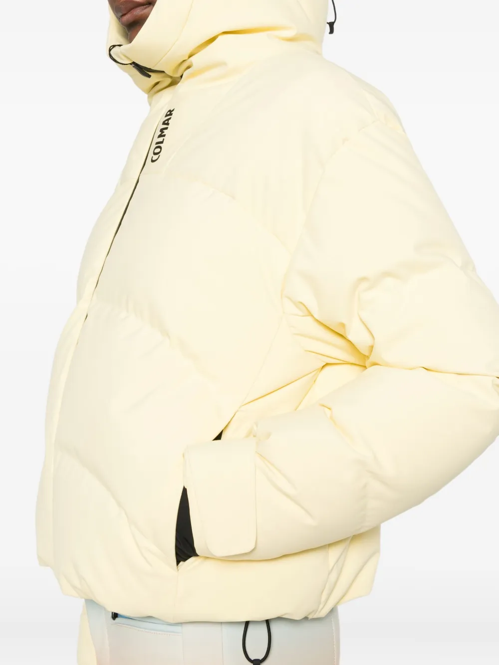 Colmar Fancy Hooded Ski Jacket In Brown