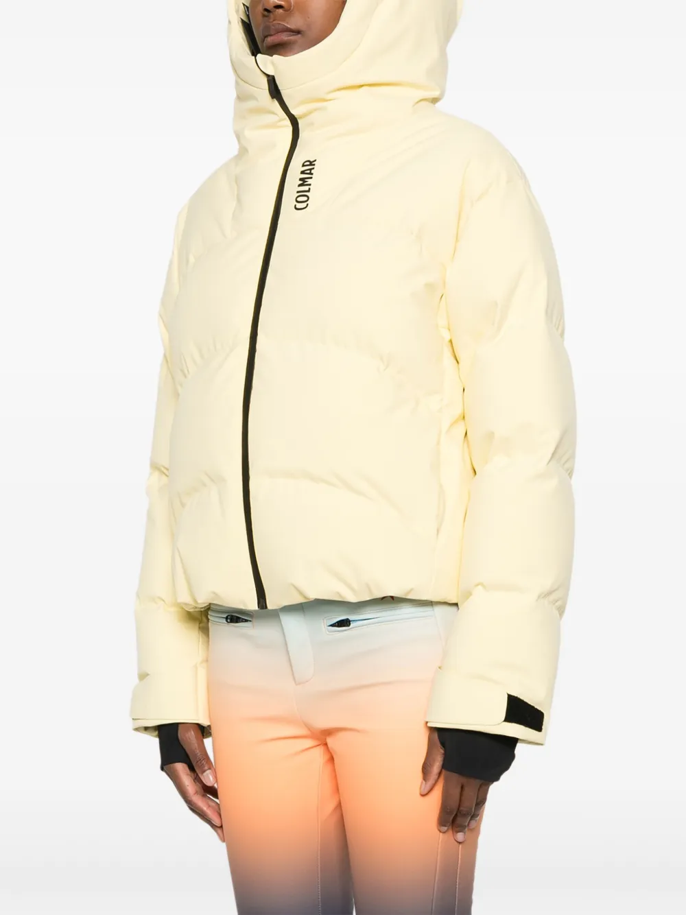Colmar Fancy Hooded Ski Jacket In Brown