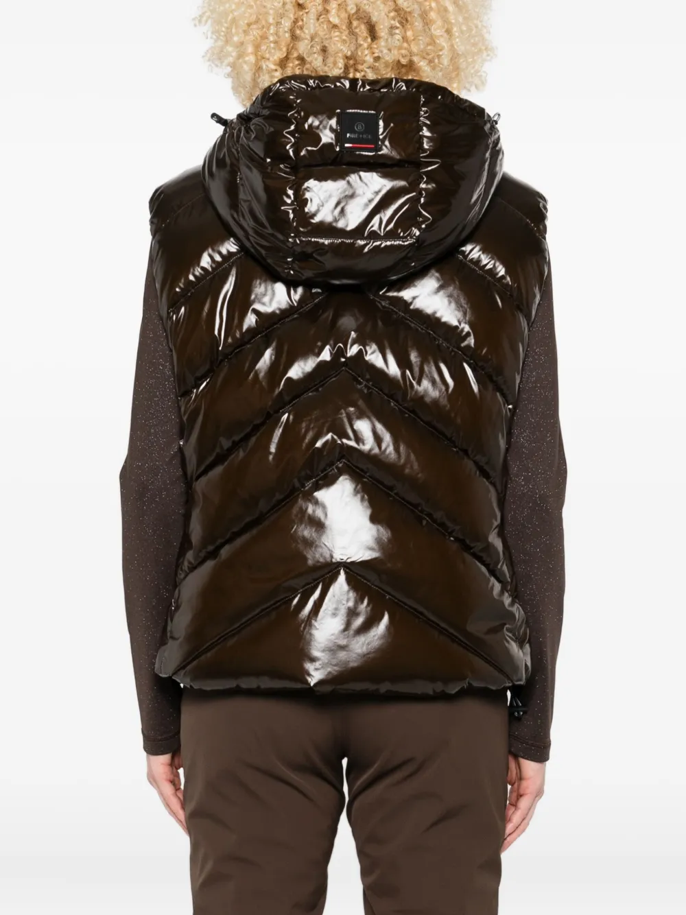 Bogner Fire+ice Namilia Ski Gilet In Brown