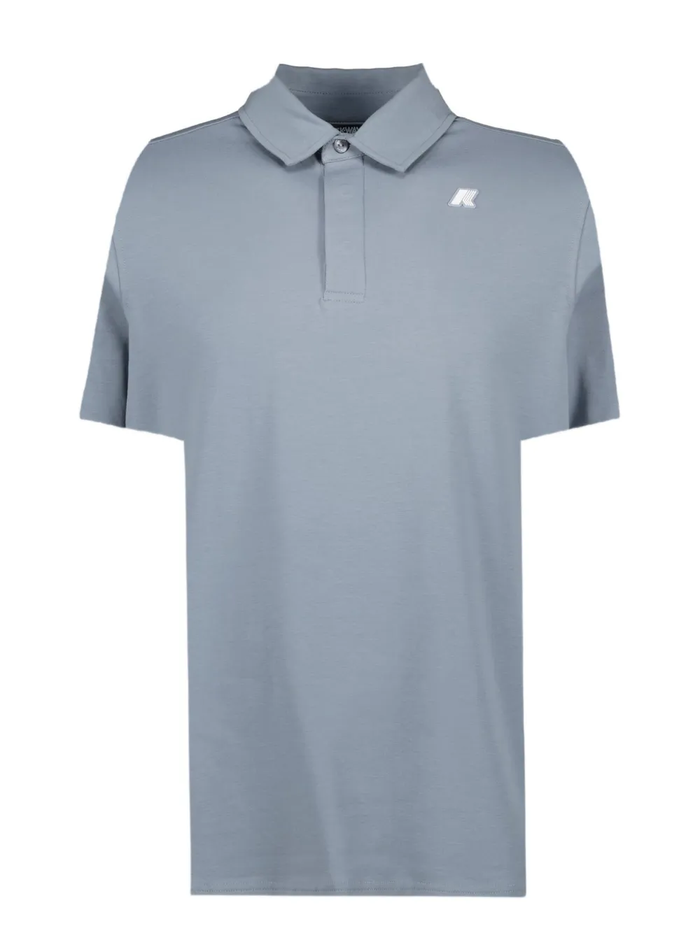 K-Way Katoenen poloshirt met korte mouwen Grijs