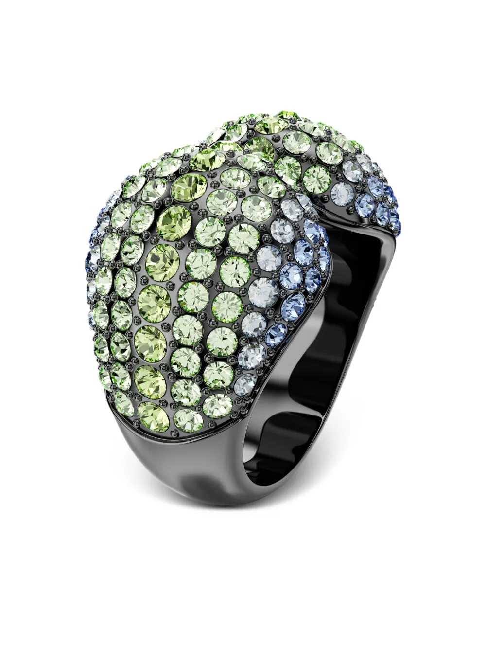 Swarovski crystal-embellished ring | Black | Image 1