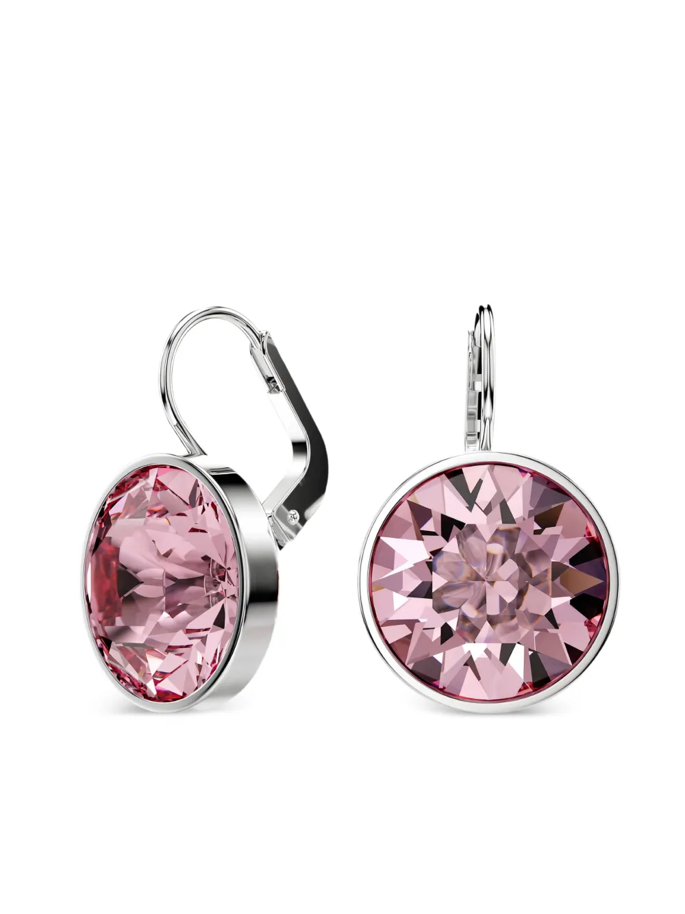 Swarovski Bella oorbellen - Zilver