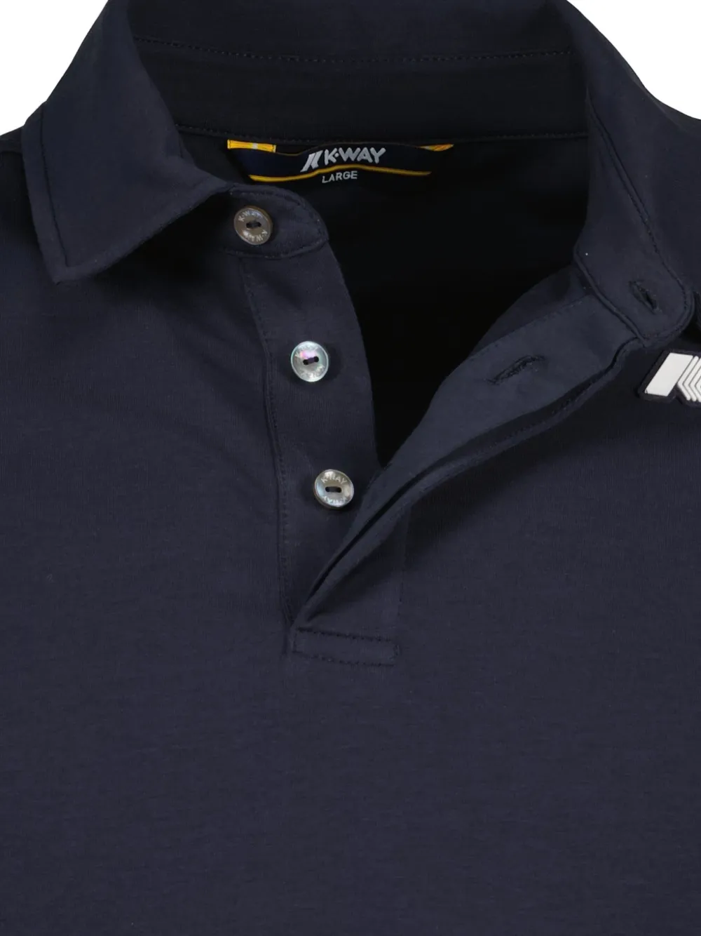 K-Way Vincelle katoenen poloshirt Blauw
