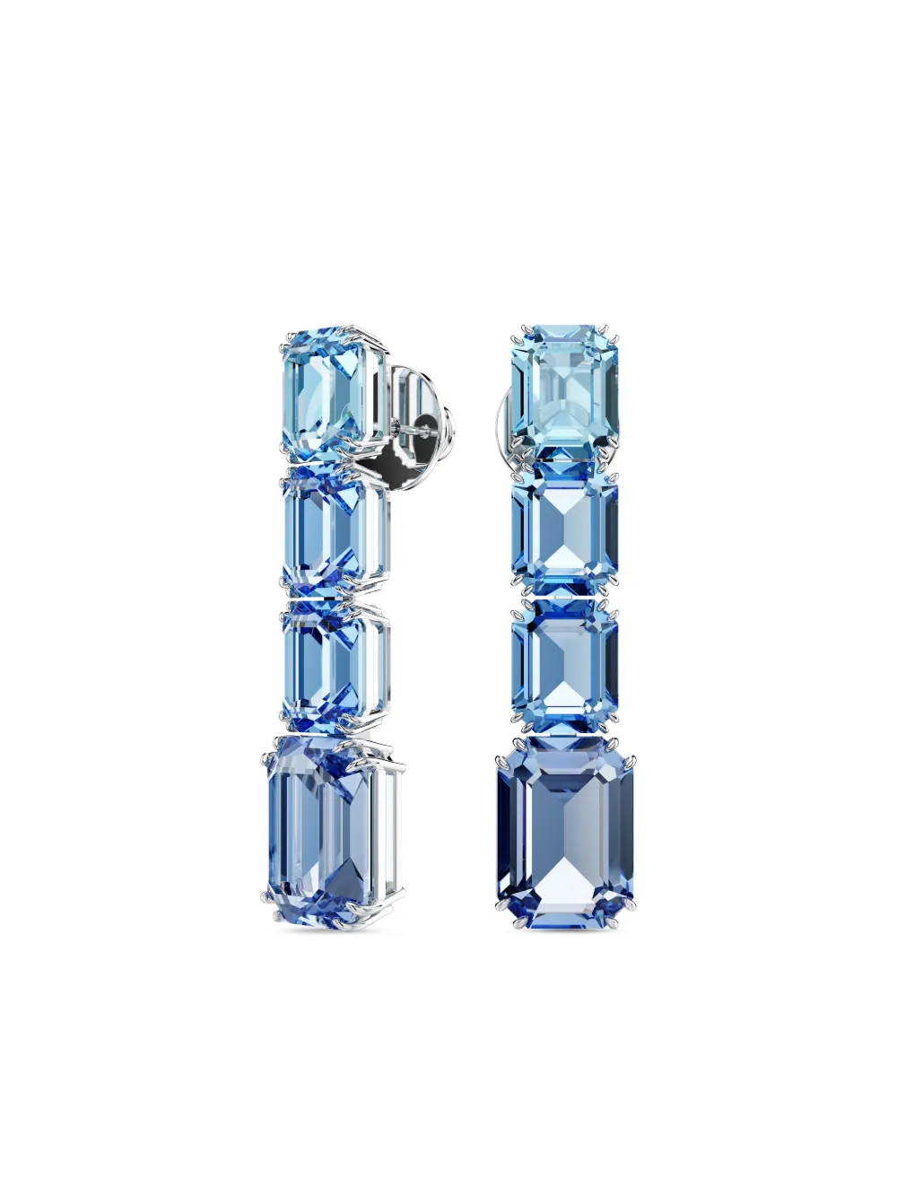 Swarovski Millenia ピアス - ブルー Swarovski Millenia ピアス - ブルー
