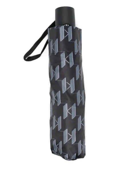 Karl Lagerfeld logo-print umbrella
