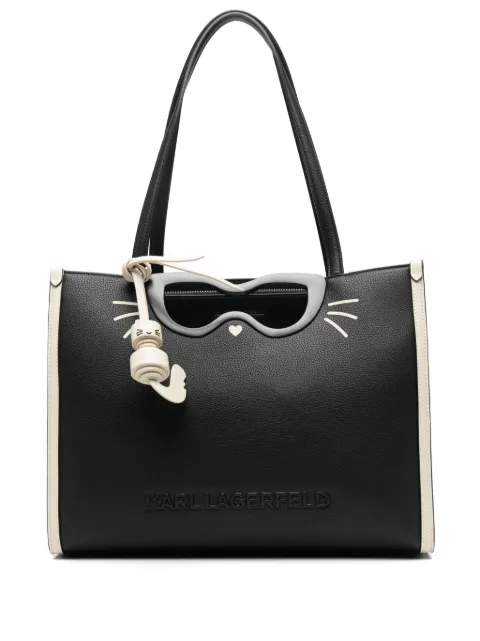 Karl Lagerfeld tote con letras del logo