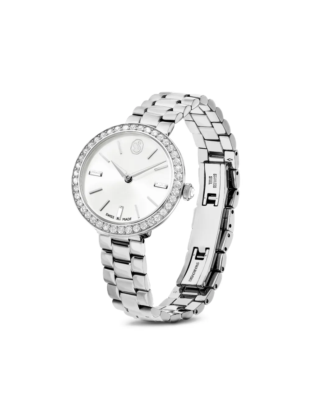 Swarovski Certa 30mm 腕時計 - シルバートーン Swarovski Certa 30mm 腕時計 - シルバートーン