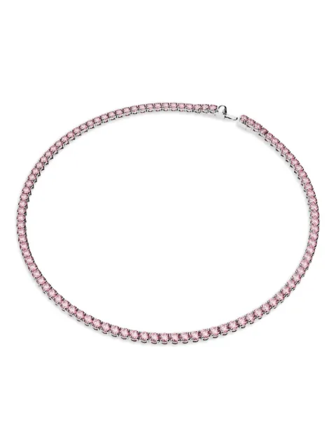Swarovski Matrix halsband med strasskedja