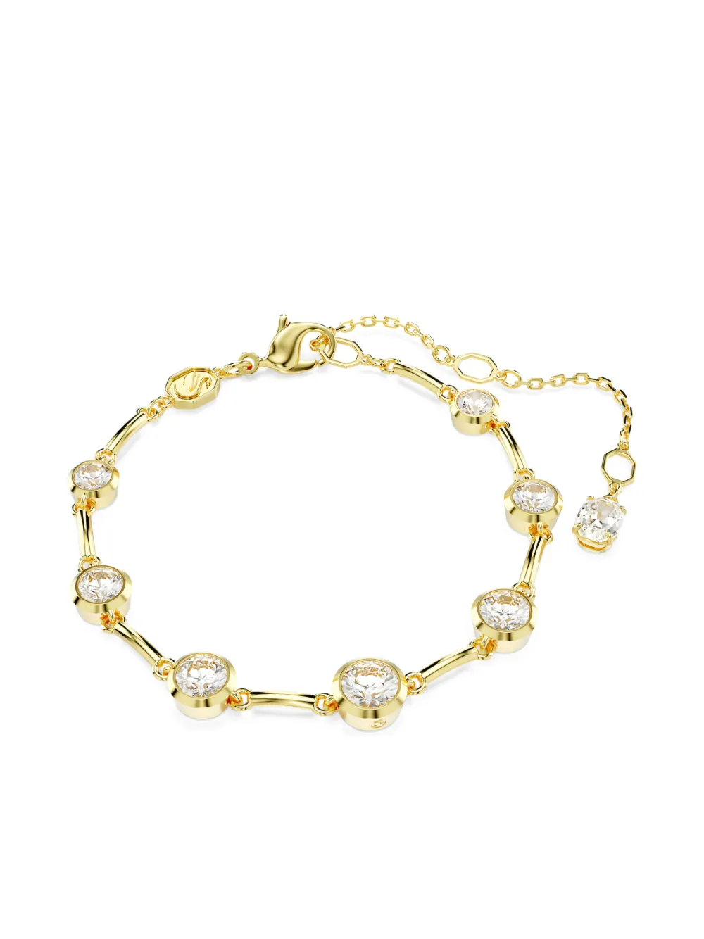 Swarovski Imber Tennis ブレスレット - ゴールドトーン Swarovski Imber Tennis ブレスレット - ゴールドトーン