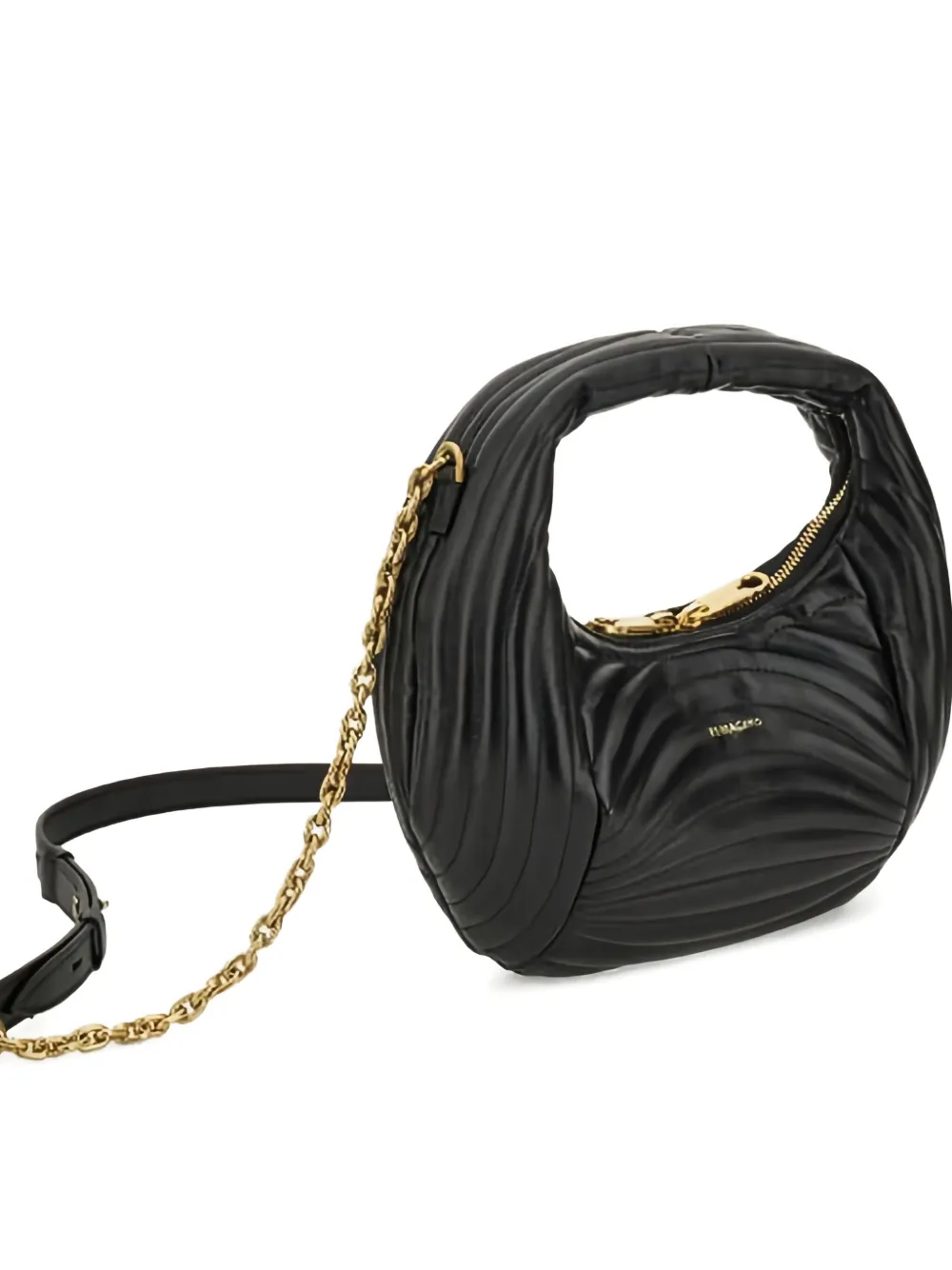 Ferragamo Leren crossbodytas Zwart