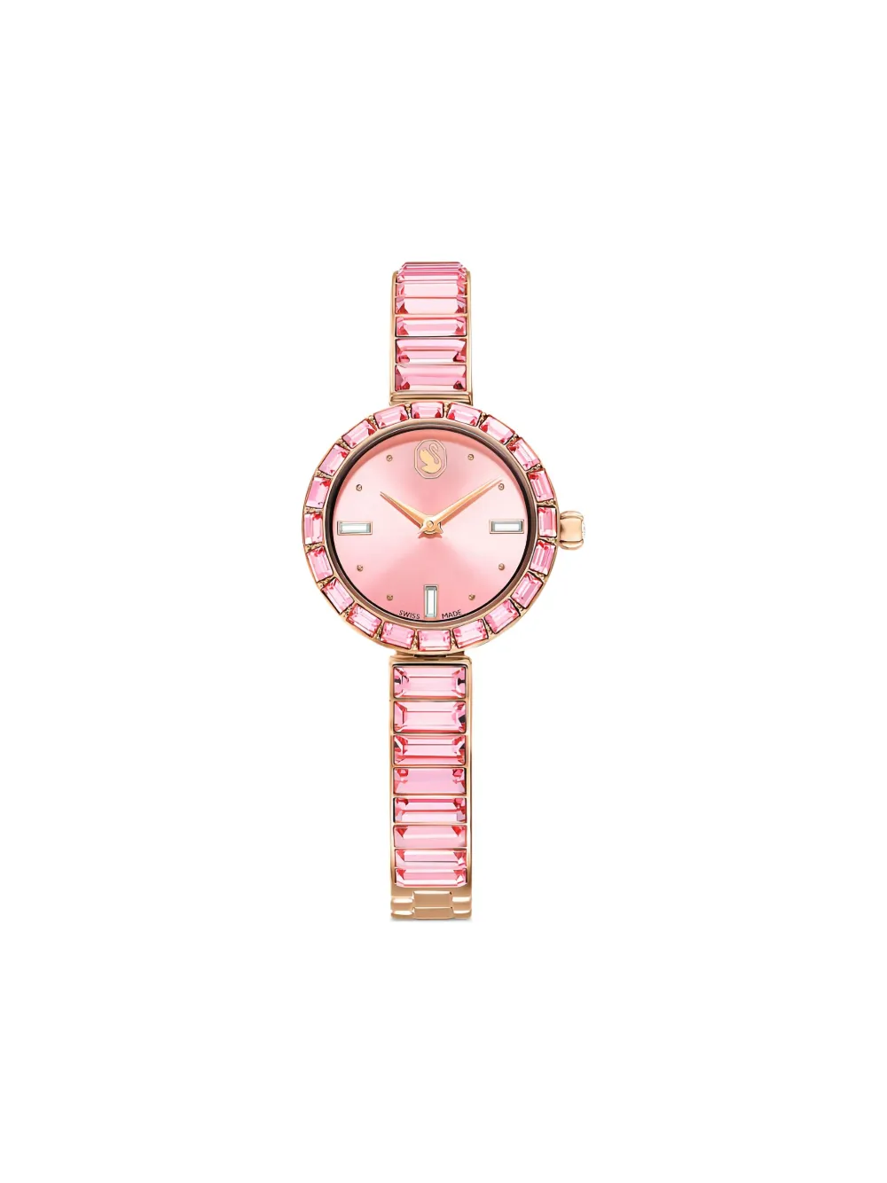 Swarovski Matrix Bangle 25mm | Pink | Image 1