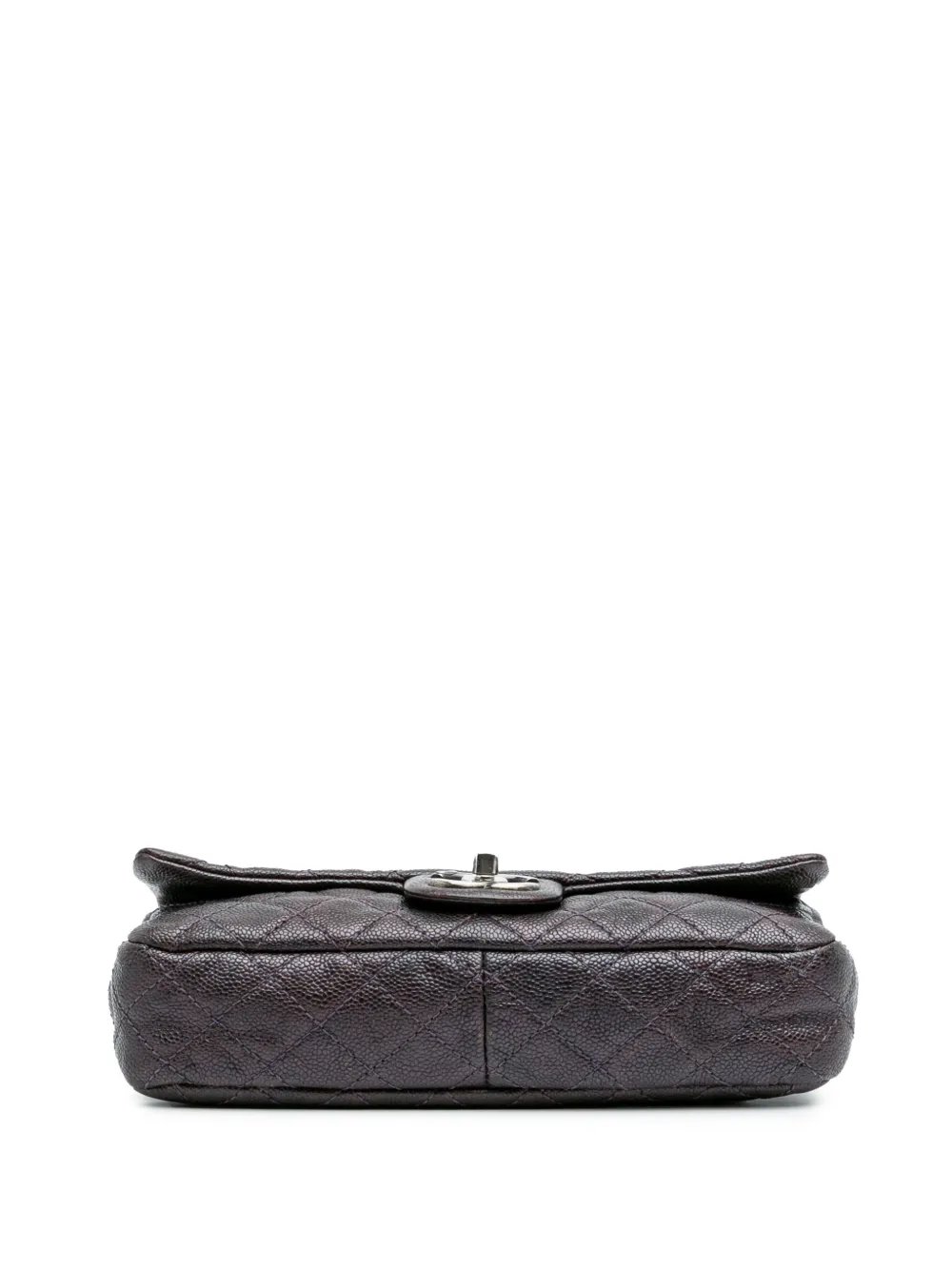 Pre-owned Chanel 2012 Medium Quilted Caviar Easy Flap Shoulder Bag