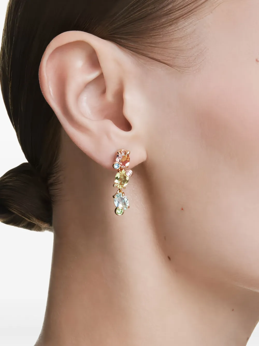 Swarovski Gema oorbellen - Goud