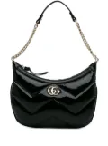 Gucci Pre-Owned 2016-2024 GG Marmont Matelasse Patent shoulder bag - Black