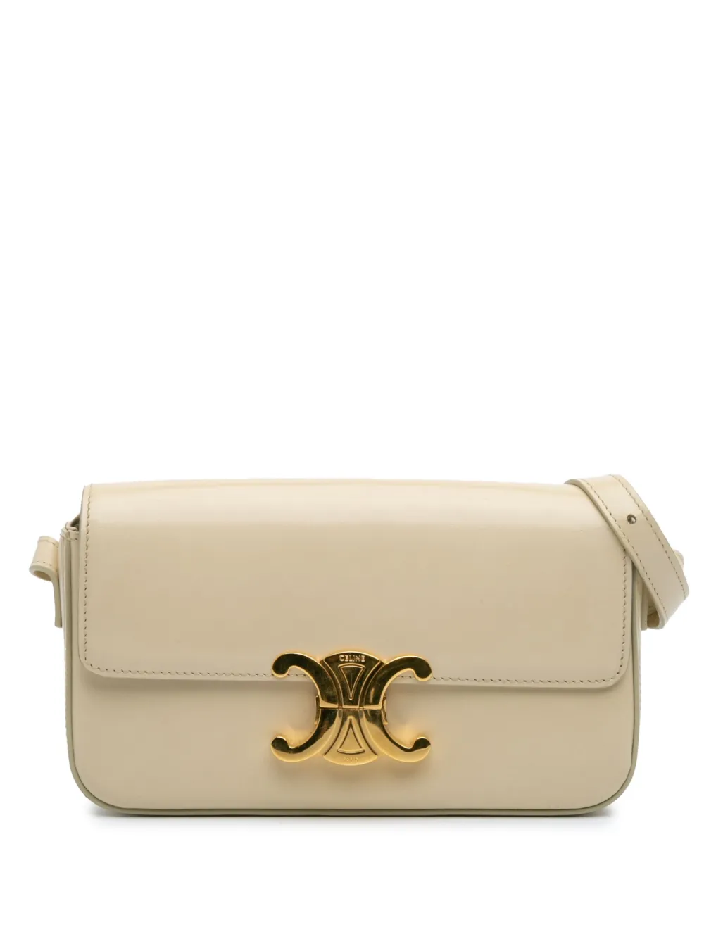 Céline Pre-Owned 2021 Shiny Calfskin Triomphe Claude shoulder bag - Céline Pre-Owned 2021 Shiny Calfskin Triomphe Claude shoulder bag -