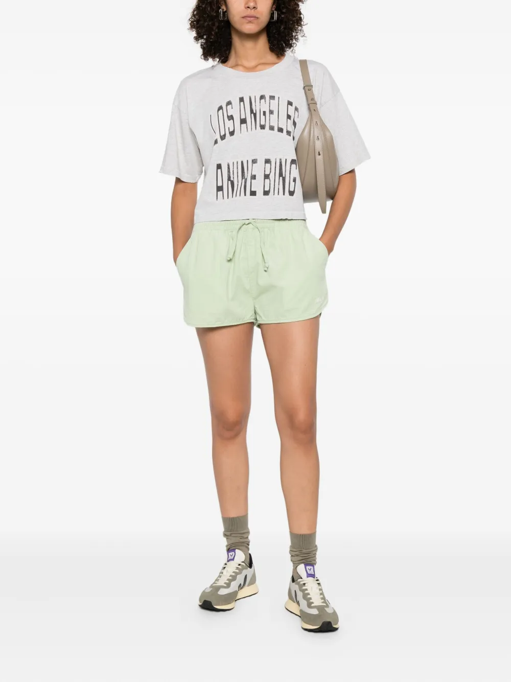 Autry drawstring-waistband shorts Groen