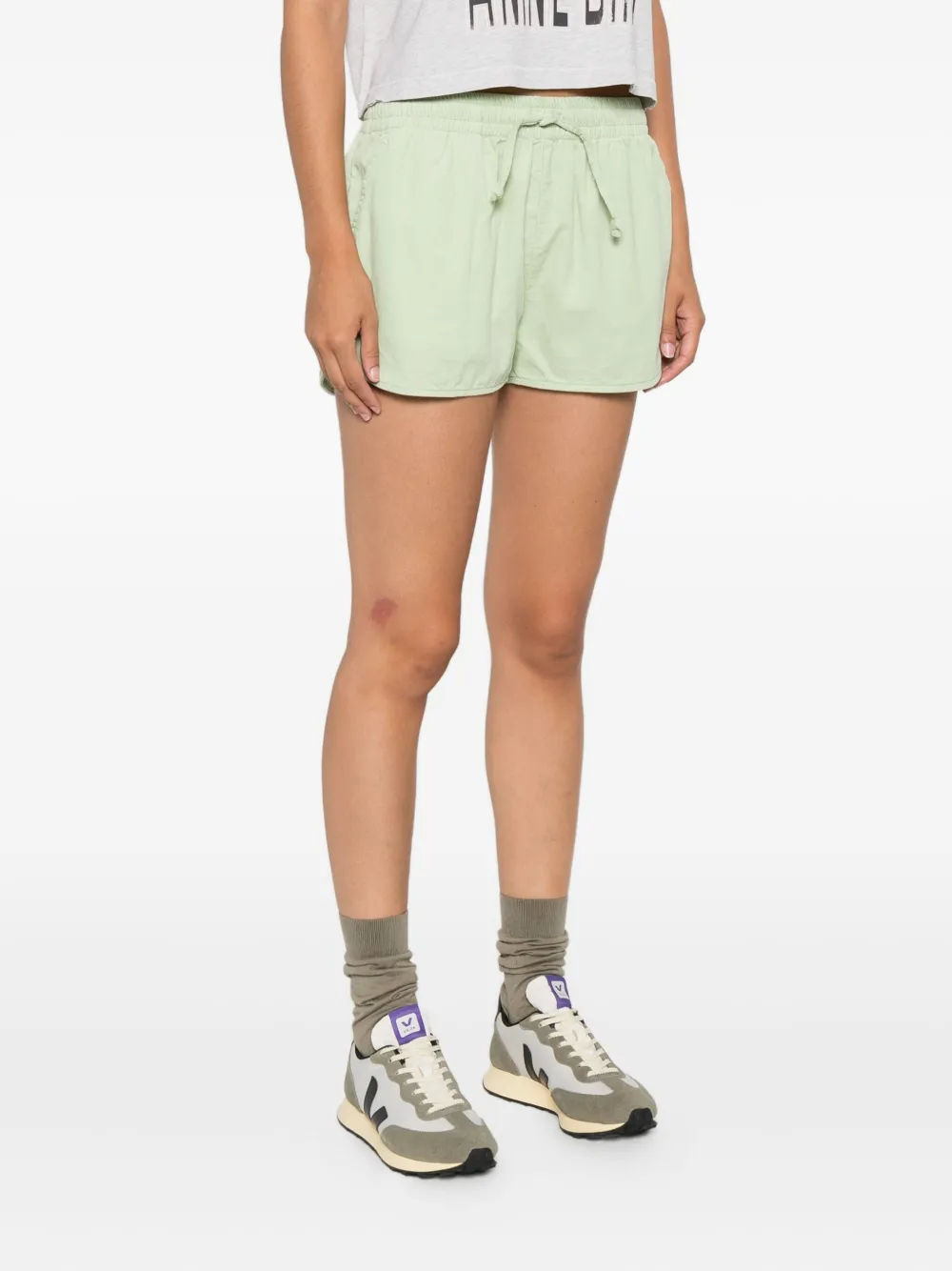 Autry drawstring-waistband shorts Groen