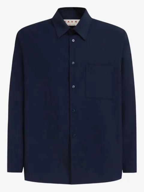 Marni Camicia a maniche lunghe in lana