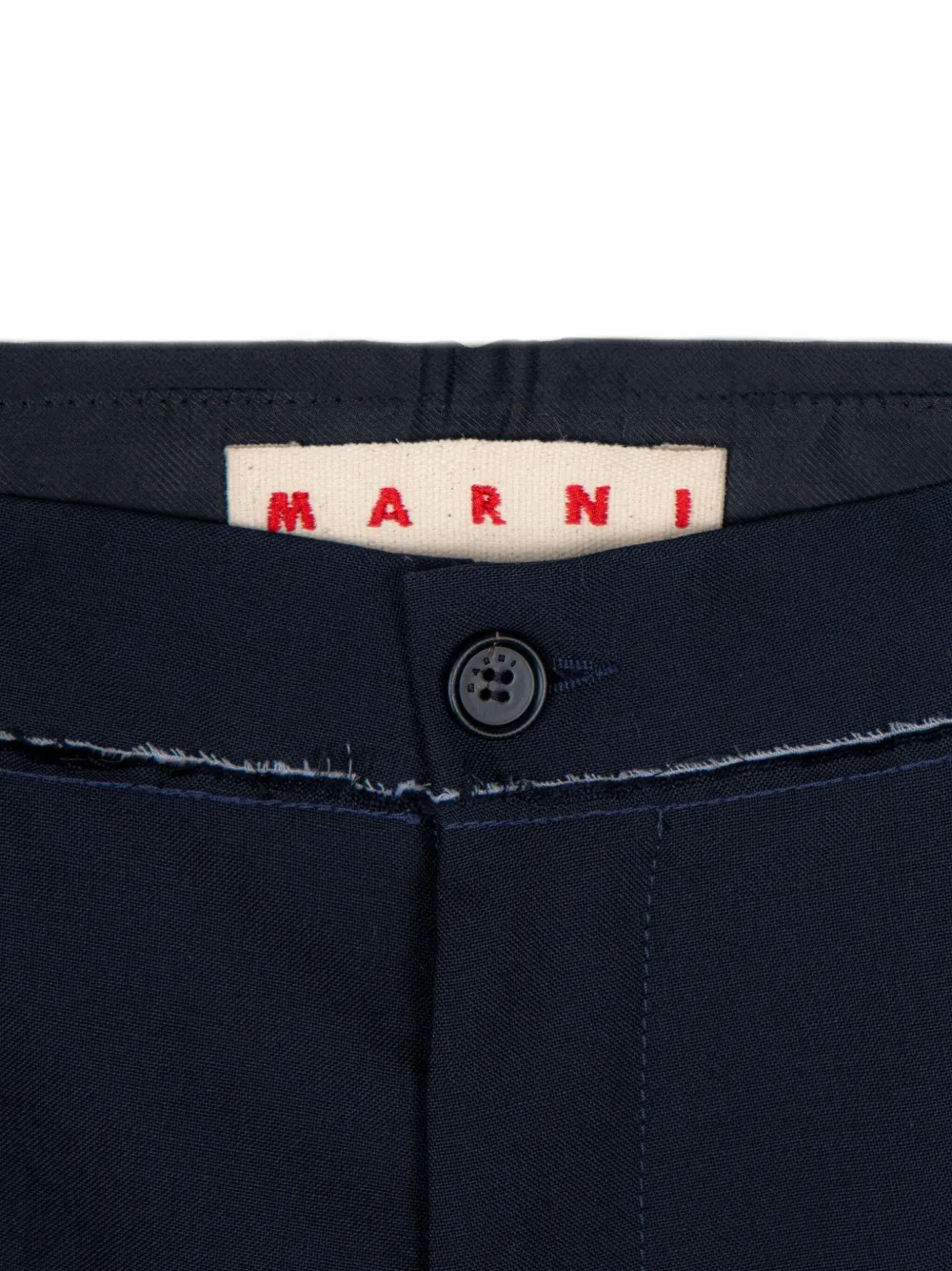 Marni Broek met afwerking Blauw