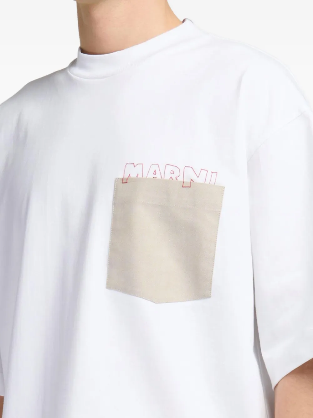Marni Jersey T-shirt Wit