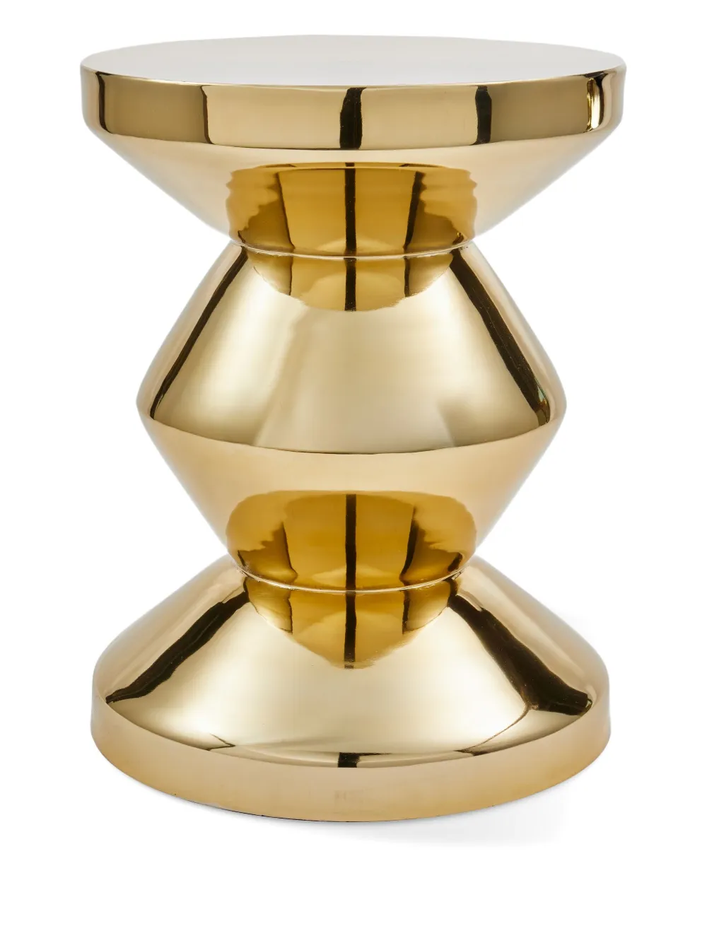 POLSPOTTEN hourglass side table | Gold | Image 1