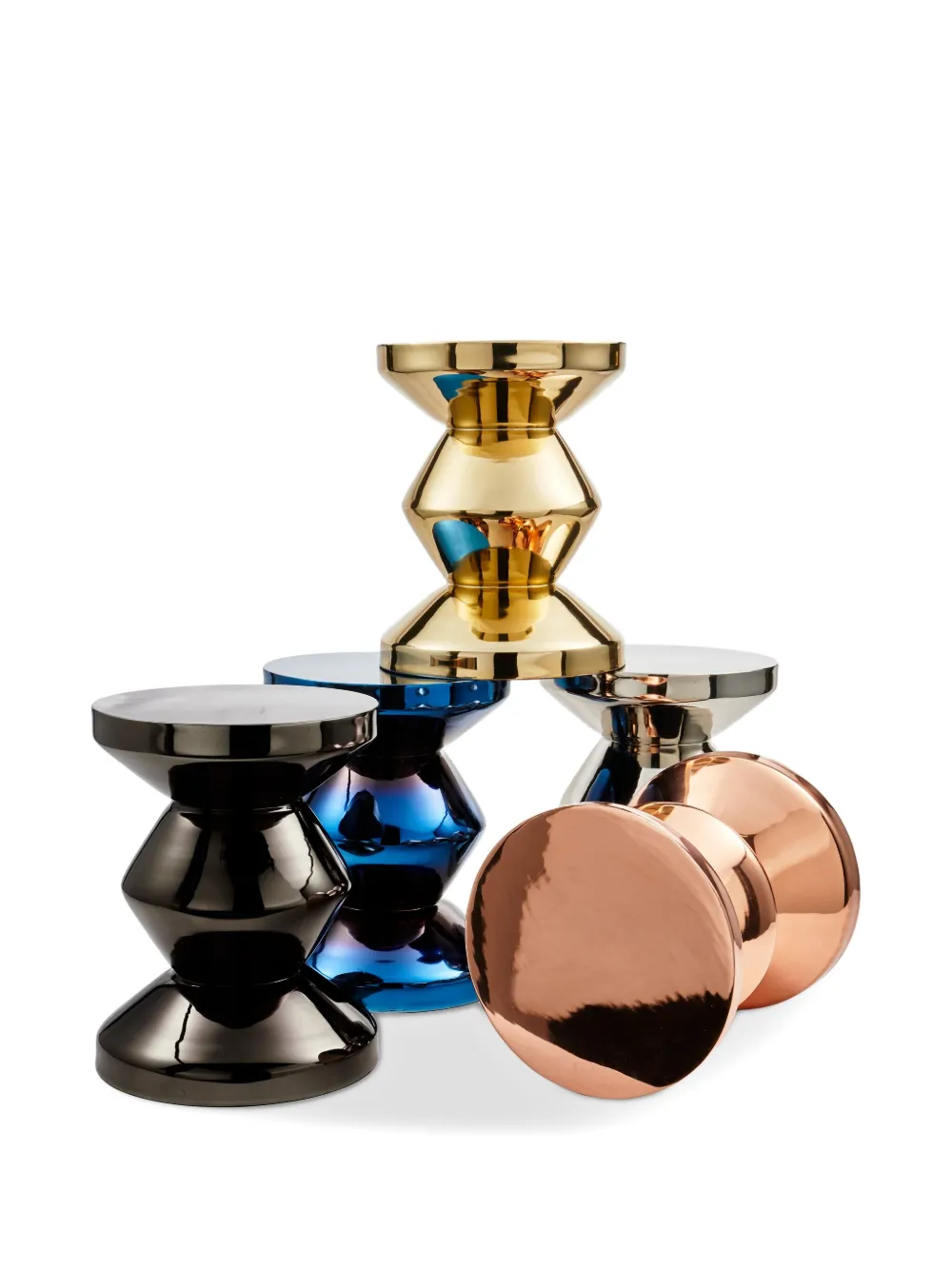 Polspotten Beistelltisch In Sanduhr-design In Gold