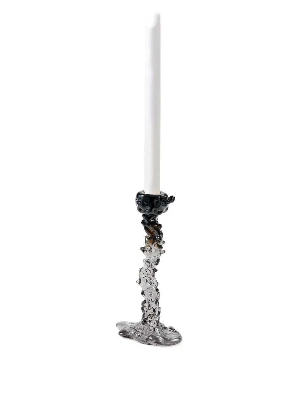 Polspotten Sculptural Candle Holder - Black 