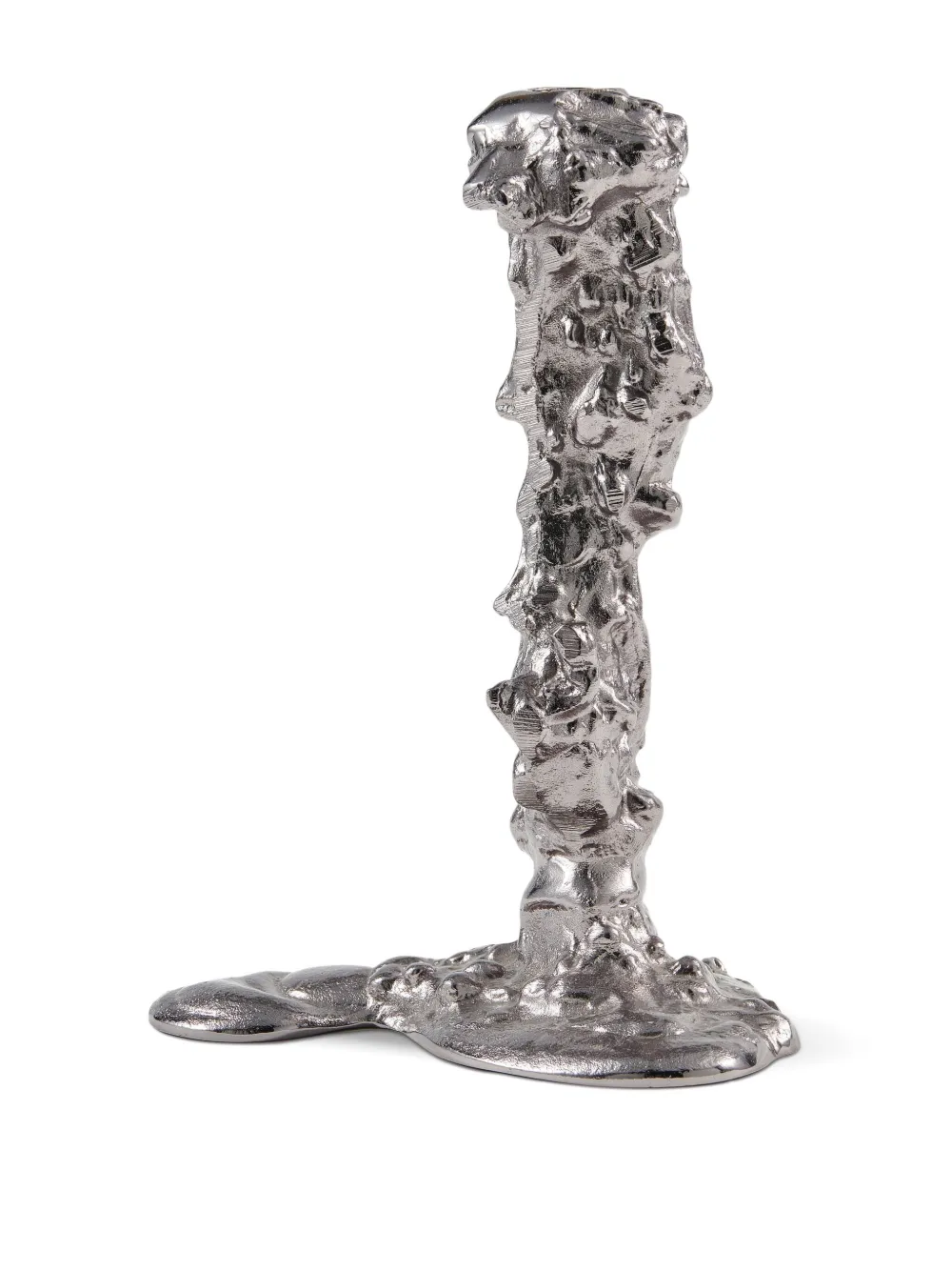 Polspotten Sculptural Candlestick Holder In Silver