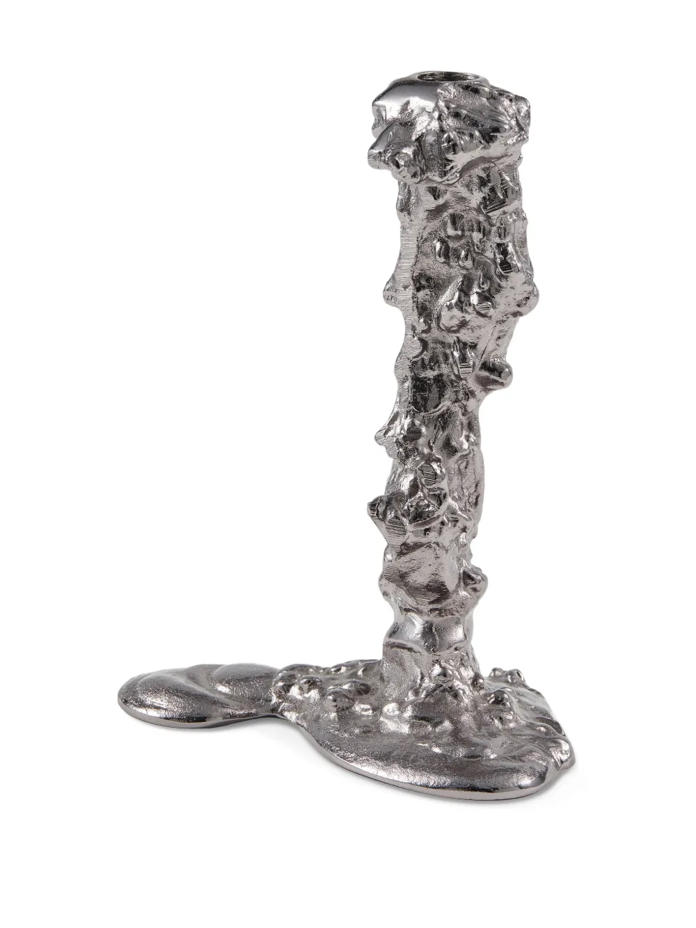 Polspotten Sculptural Candlestick Holder In Silver