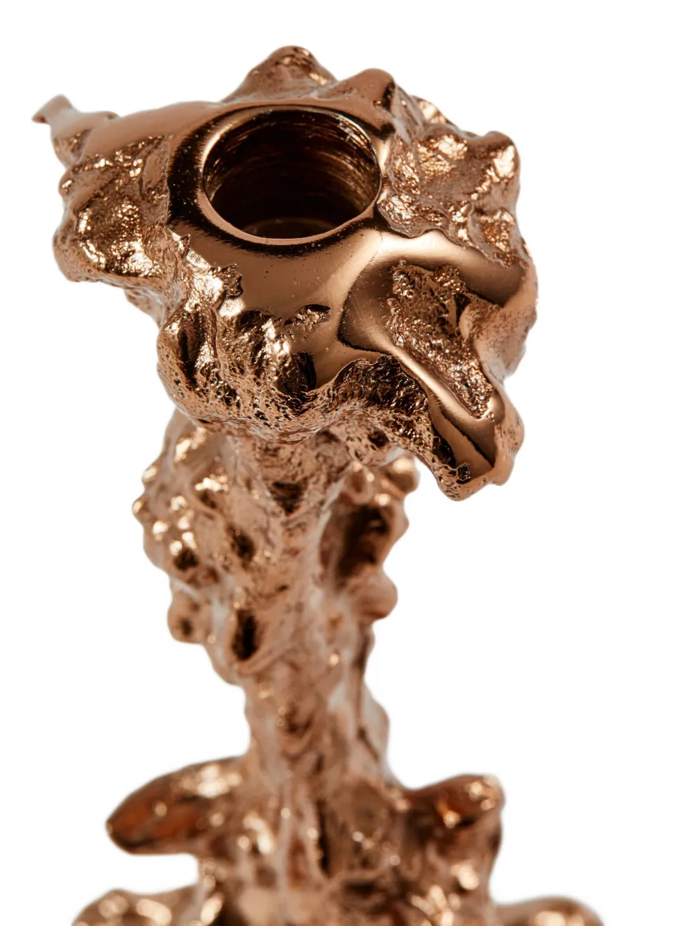 Polspotten Sculptural Candle Holder In Metallic