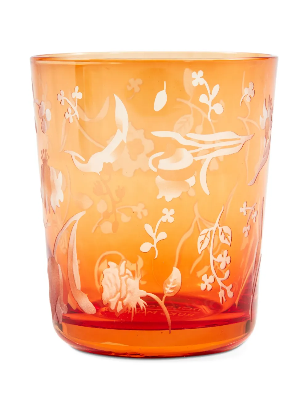 POLSPOTTEN Gläser mit Blumengravur | Orange | Image 1