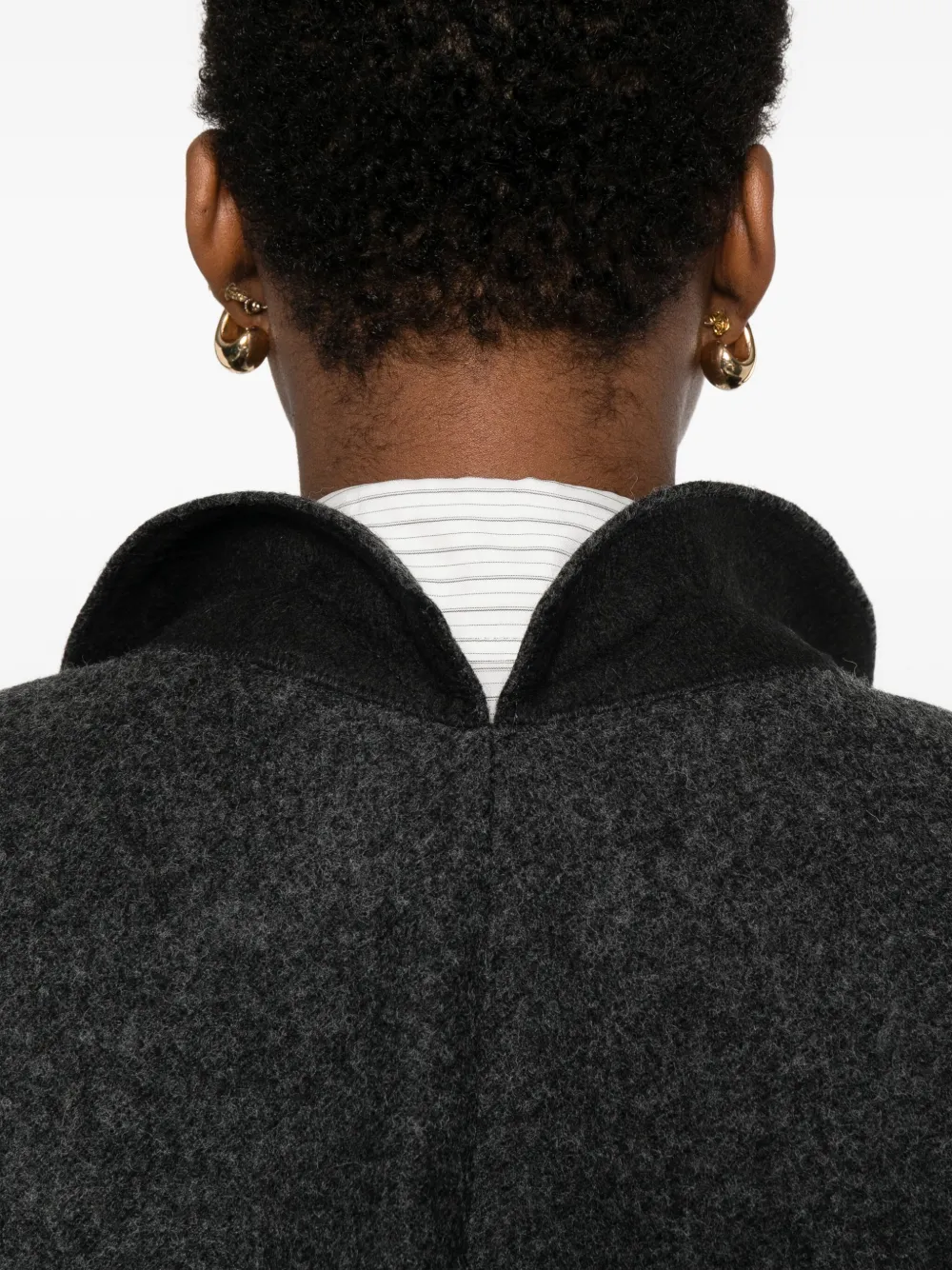 Prada Jas met open voorkant Grijs