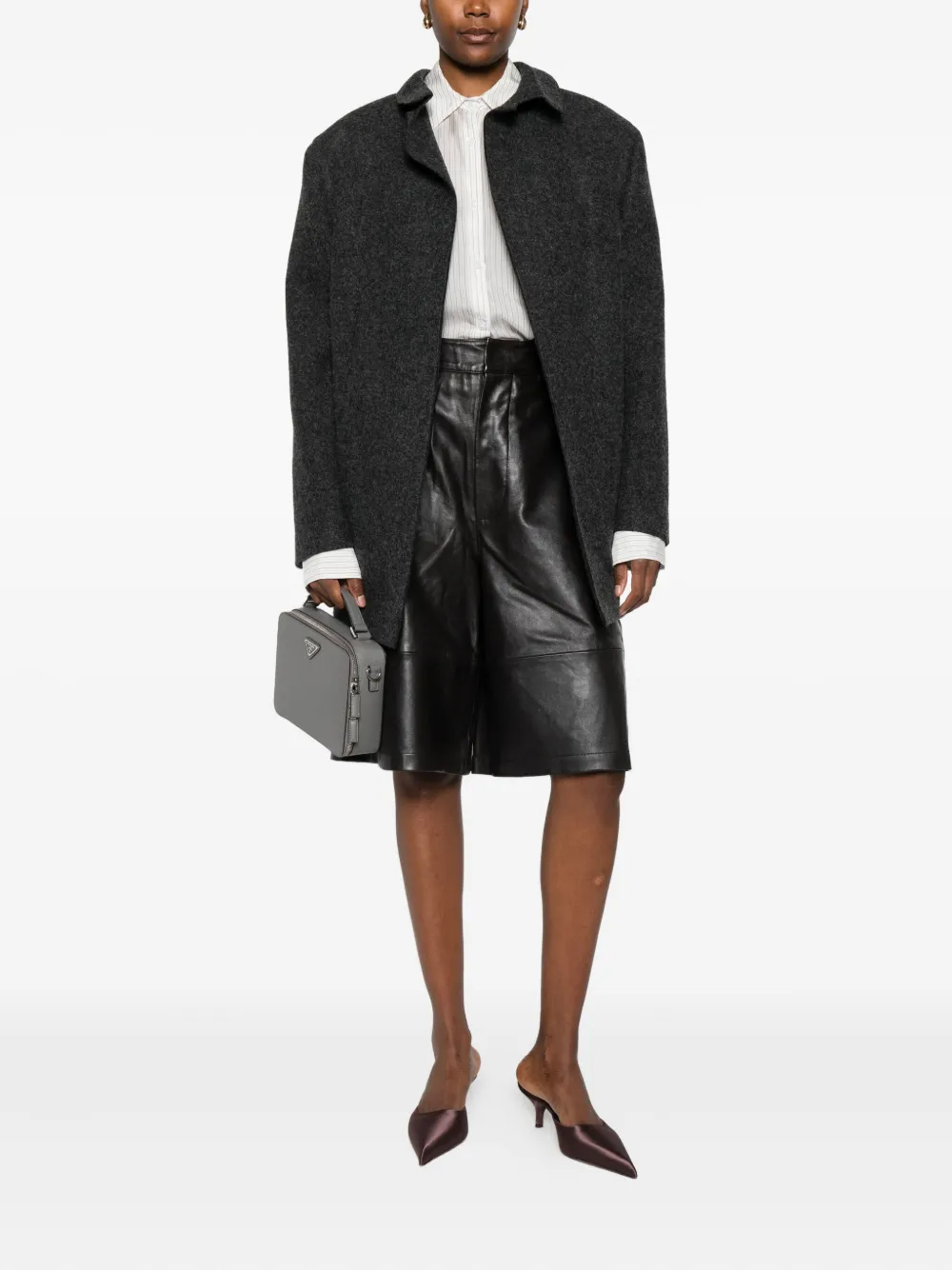 Prada open-front coat | Single Breasted Coats | Image 2
