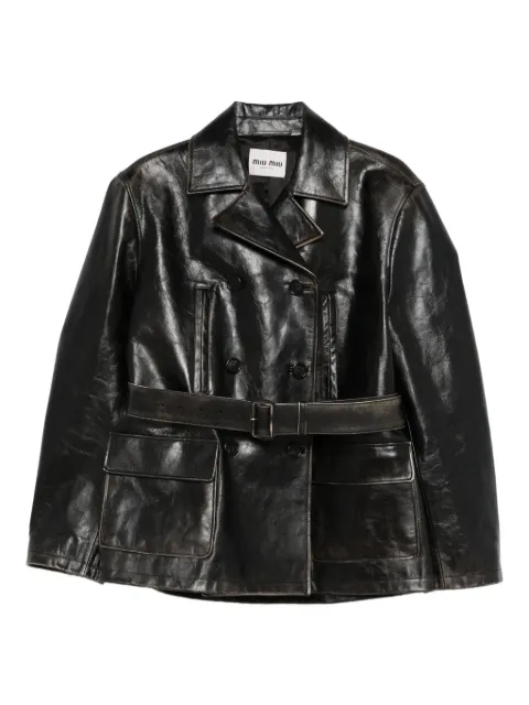 Miu Miu leather jacket