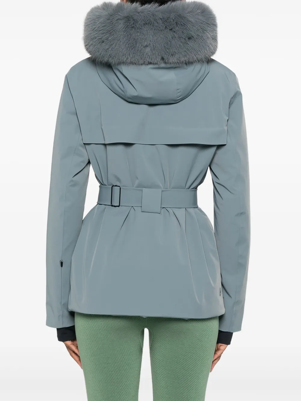 Colmar Belted Ski Jacket In Gray