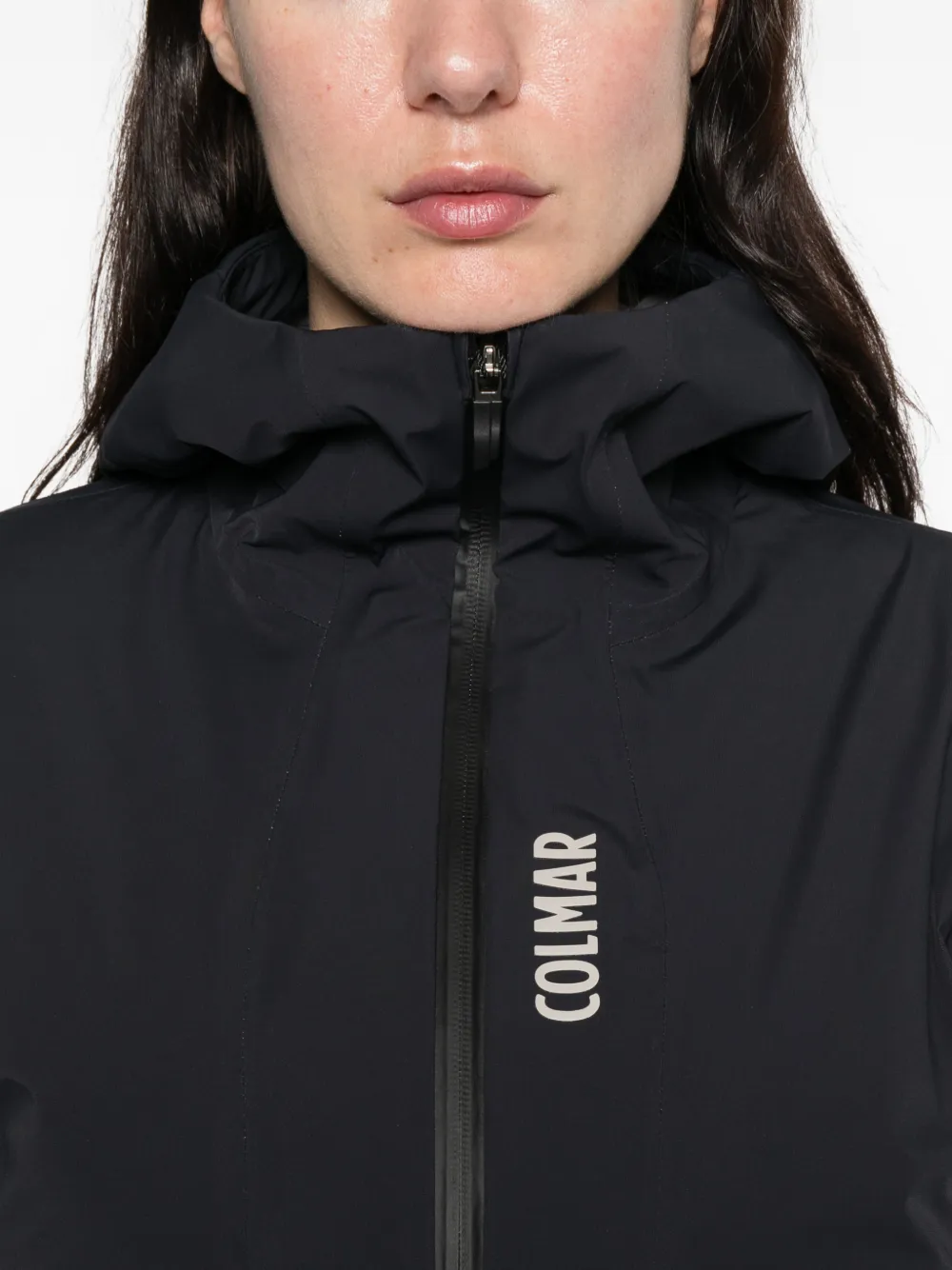 Colmar Hooded Pocket Ski Jacket In Black