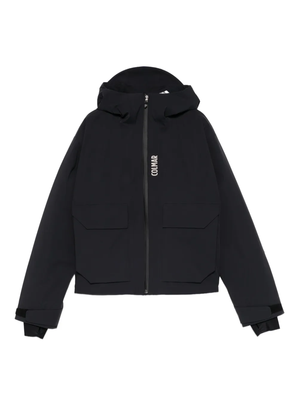 Colmar Hooded Pocket Ski Jacket In Black