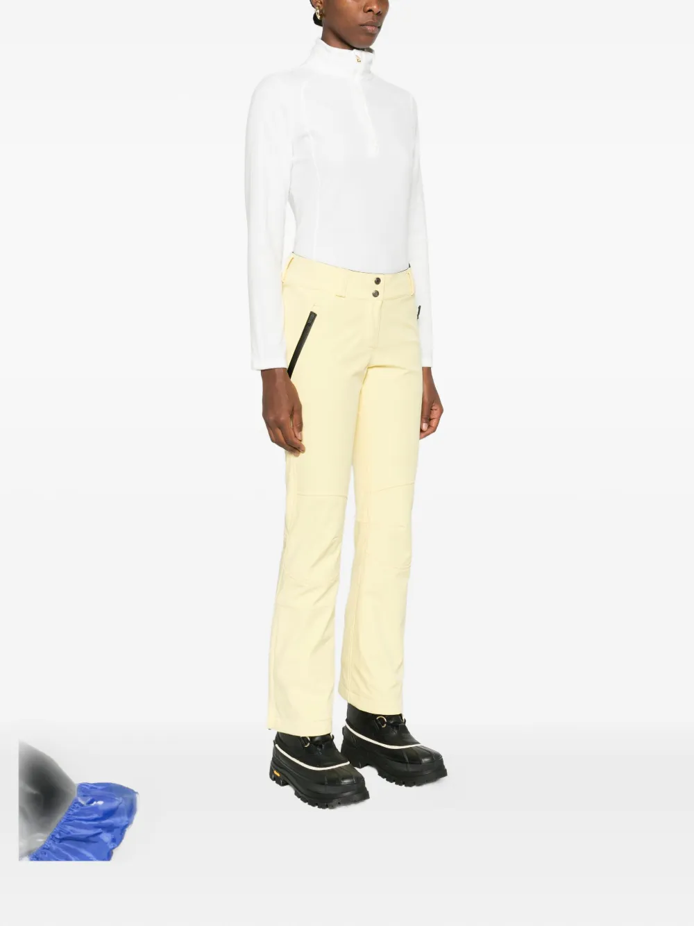 Colmar Zip-detail Ski Trousers In Yellow