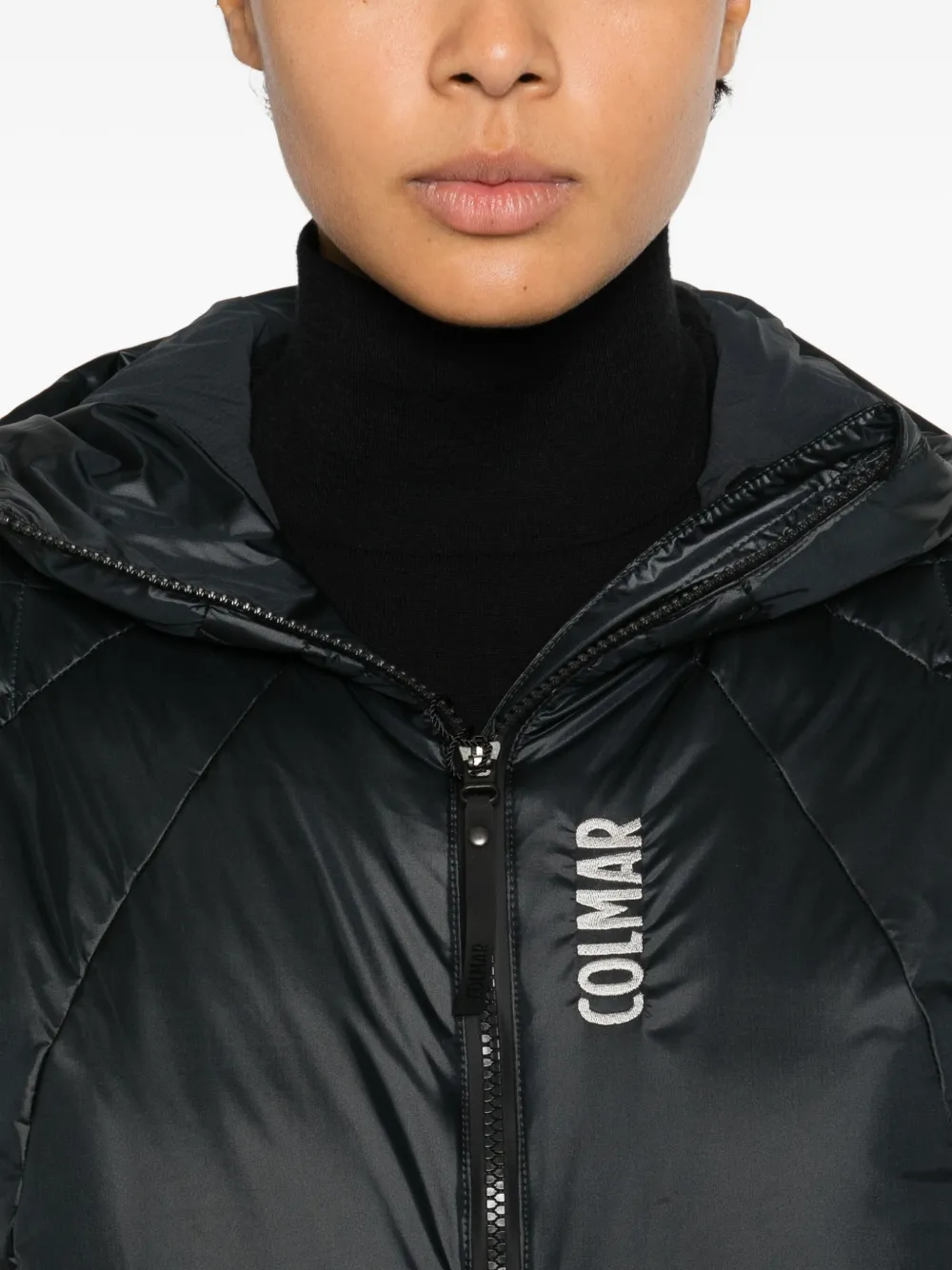 Colmar Quilted High Waist Ski Suit In Black