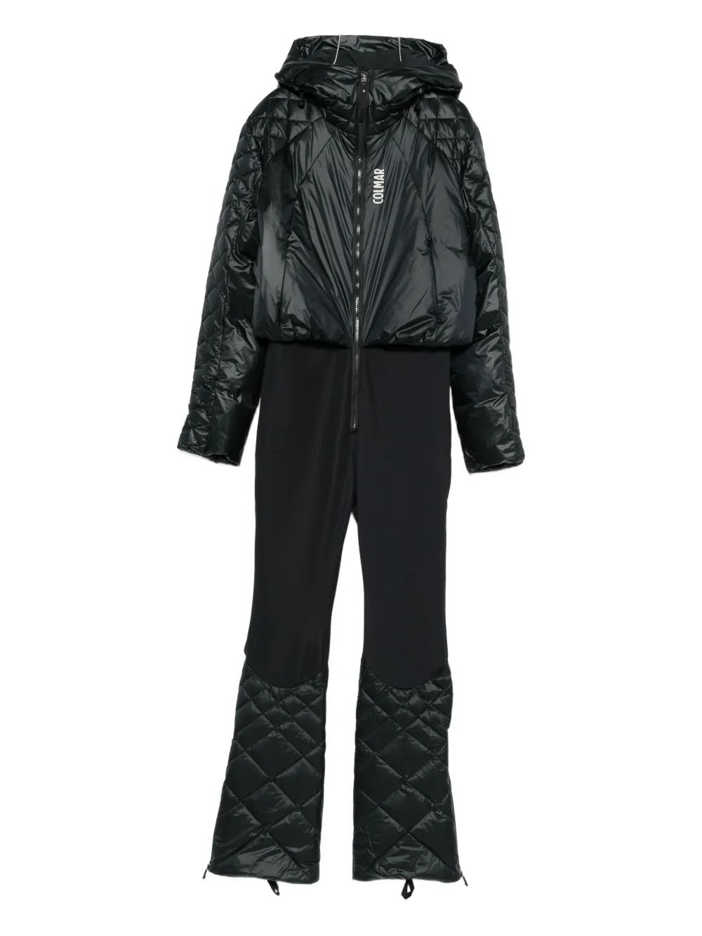 Colmar Quilted High Waist Ski Suit In Black