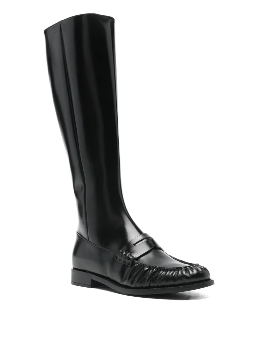 Prada zip ankle boots Zwart
