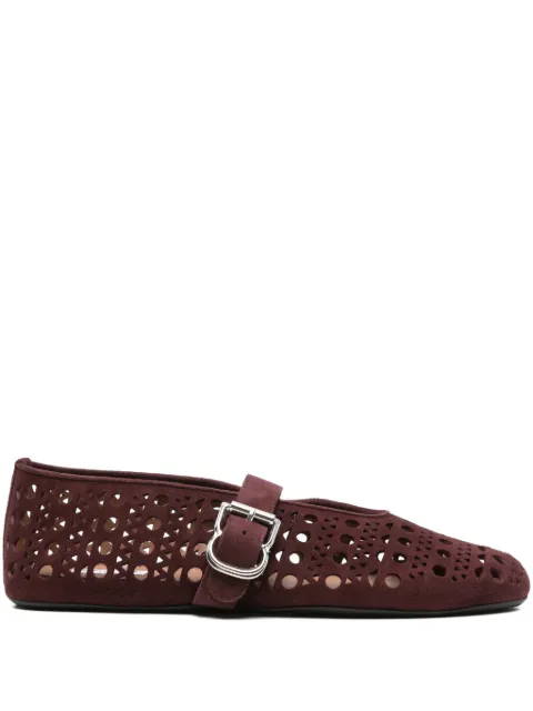 Alaïa cut-out buckle ballet flats