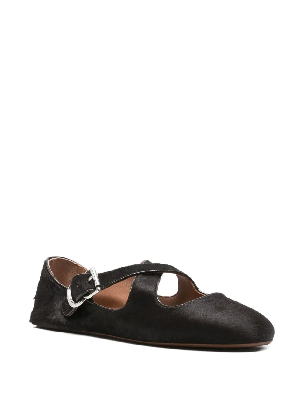 Alaïa buckle cross-strap ballet flats | Image 2
