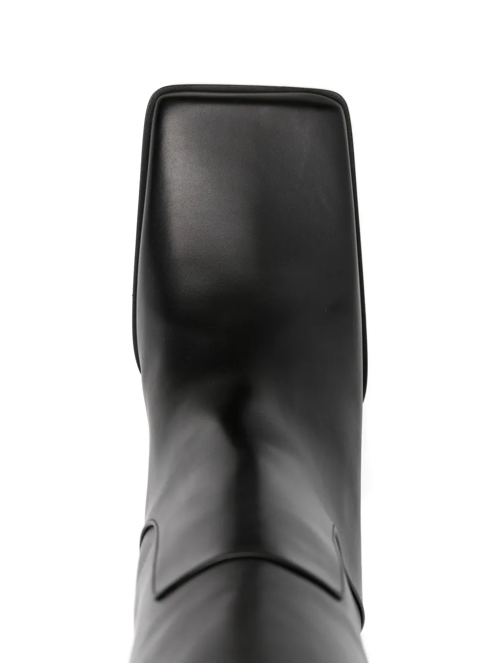 Square-Toe Knee-High Boots